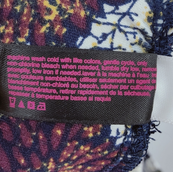 NWT Maidenform Floral Lounge Pajama Pants, Sz S - Picture 7 of 10